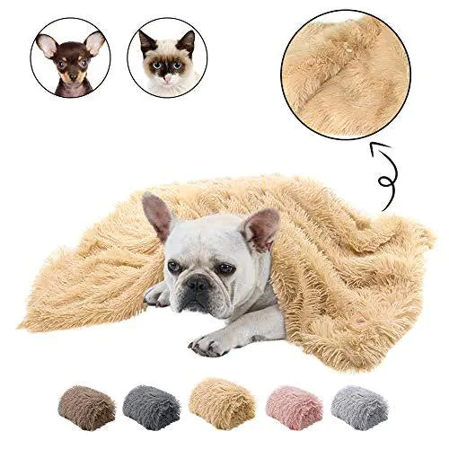 Tapis et Couverture Double en Peluche pour Animaux