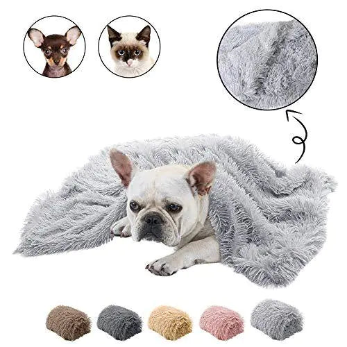 Tapis et Couverture Double en Peluche pour Animaux