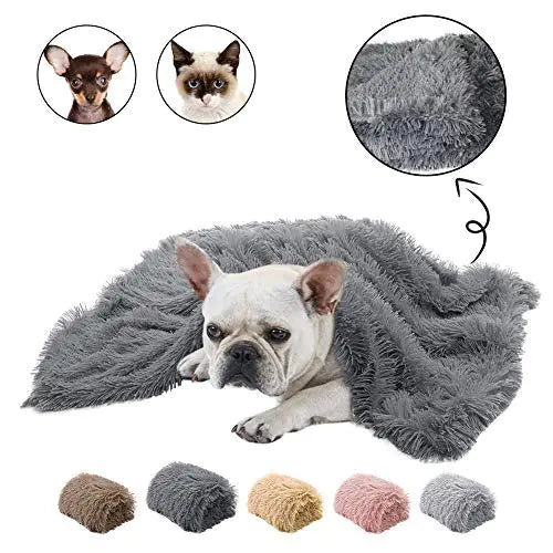 Tapis et Couverture Double en Peluche pour Animaux